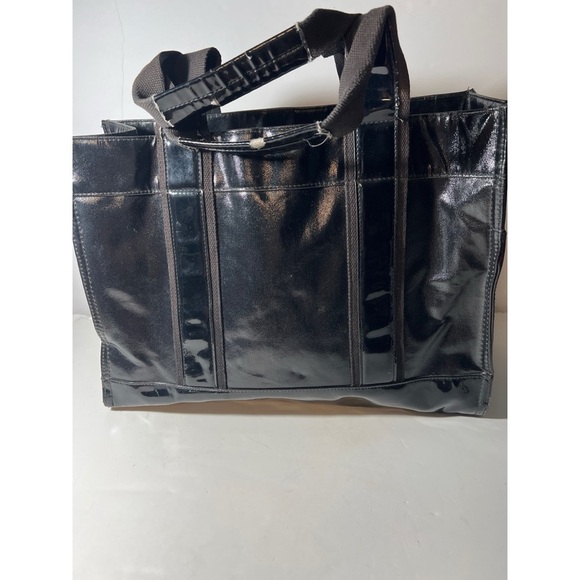 Tory Burch Black Patent Leather Tote - Picture 3 of 12